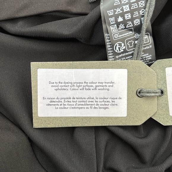 AllSaints Ophelia Black Jumpsuit Size 10 NWT - Picture 13 of 14